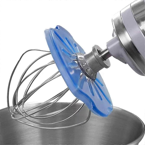 6-johtiminen sekoituspään roiskesuoja KitchenAid-yleiskoneen lisävarusteille Vispilänpyyhin Pro Mix W