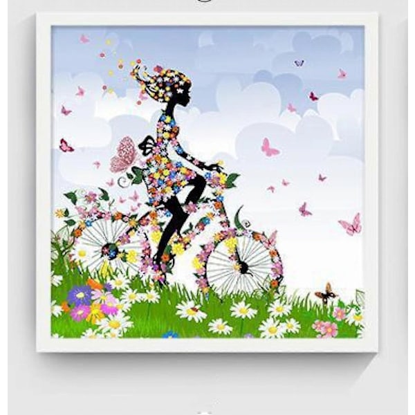 Wekity Blomsterfe Väggkonst Canvas Print Poster, Enkel Mode Vattenfärgskonst Ritning Dekoration för Hem Vardagsrum Sovrum Kontor och Barnkammare