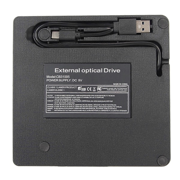 Universal Desktop Optisk Drev Type C USB 3.0 Mobil Ekstern CD DVD Drev til Computer