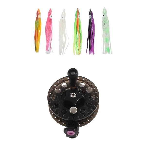 6pcs10cm Octopus Soft Lure Artificial Baits Mix Colors