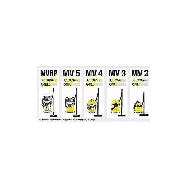12 støvsugerposer til Karcher WD4 WD5