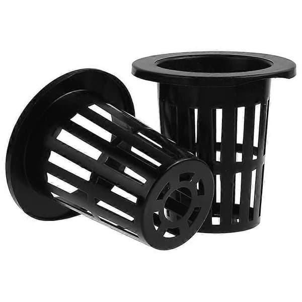 50 stk. Have Plast Slidsede Net Kopper Potter, Runde Net Kopper Potter til Hydroponics/Aquaponics/Orc