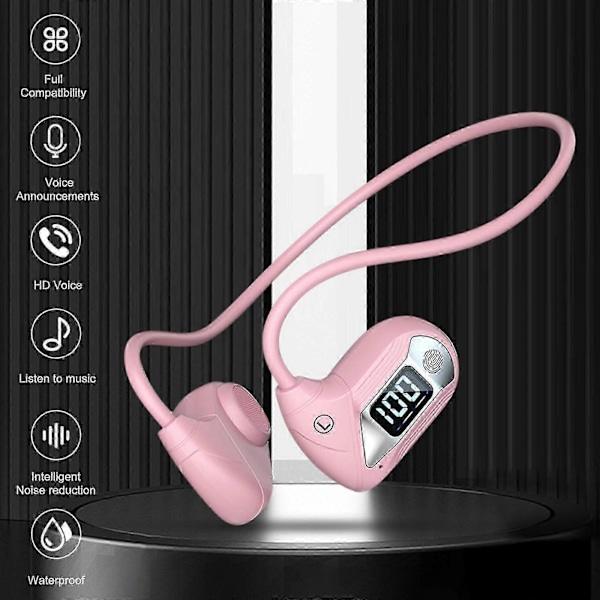 Korvaton johtava erittäin pitkäkestoinen langaton Bluetooth-urheilukaulakuuloke