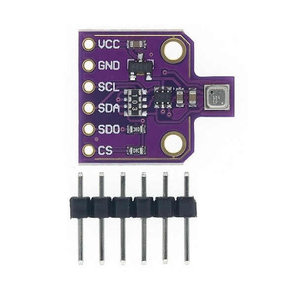 2 st BME680 Digital Temperatur, Luftfuktighet, Trycksensor CJMCU-680 Hög Höjd Modul Utveckling
