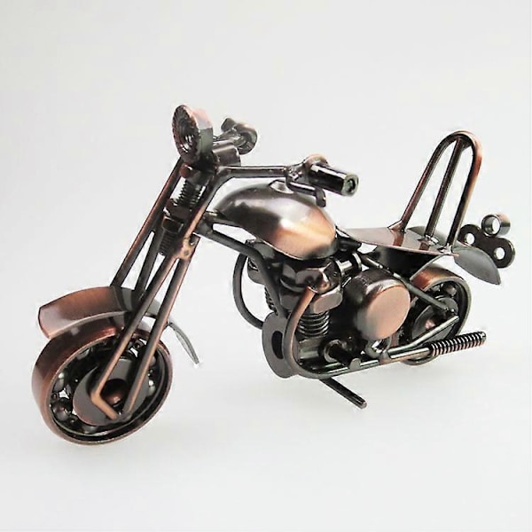 Retro Loddet Smedejerns Motorcykel Model