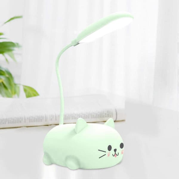 Lampe for lesing av bok - Nattlampe for en katt