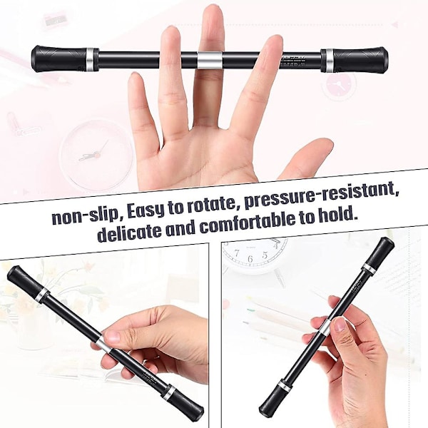 2 st Finger Pen Spinning Mod Gaming Spinning Pens Flygande Spinning Pen Med Viktad Kula Finger Rot