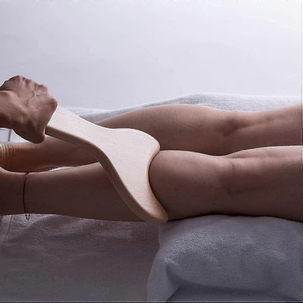 Lymfedrænage Værktøj - Træ Gua Sha Terapi Massageværktøjer - Anti Cellulite Paddle Massager