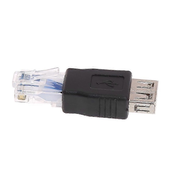 USB 2.0 Adapter Type A Hun til RJ45 Han Adapter Konverter Stik s202412121294