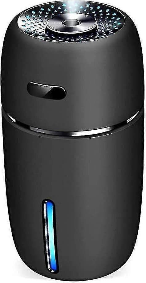 Bil Diffuser, Bil Diffusere Til Æteriske Olier, USB Bil Luftfugter, 200 Milliliter Mini Bærbar Luftfugter Luftrenser Med 7 Farver Led Natlys