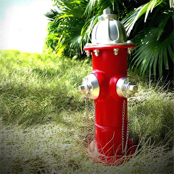 Falsk Brannhydrant Statue for Hunder å Tisse På, Valpe-Tisse Treningsstatue, Utendørs Brannhydrant Statue
