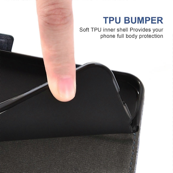 Wallet etui til Samsung Galaxy Note 10 Lite Blå Note 10 Lite