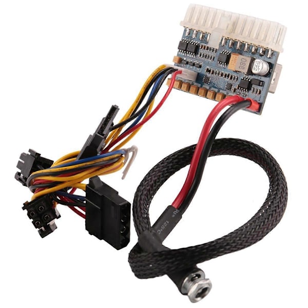 Bärbar DC 12V 250W 24Pin ATX Anslut med Moderkort Mini ITX Strömförsörjning Pcio PSU Modul för P