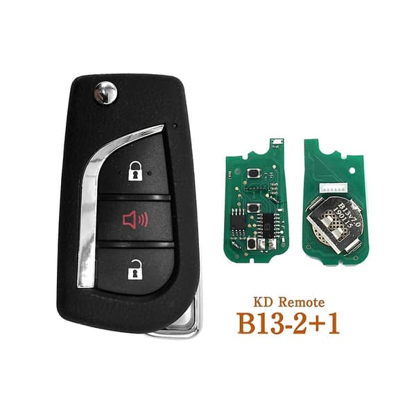 Keydiy B13-2+1 Fjernkontroll Bilnøkkel Universal 3 Knapper For Stil For Kd900/-x2 Mini/ Urg200 Programmerbar