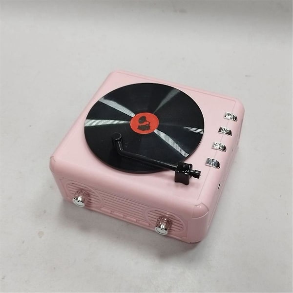 Retro Högtalare Bärbar Bluetooth Högtalare Subwoofer Ljudlåda För Kontor Utomhus Hemspelare Vit