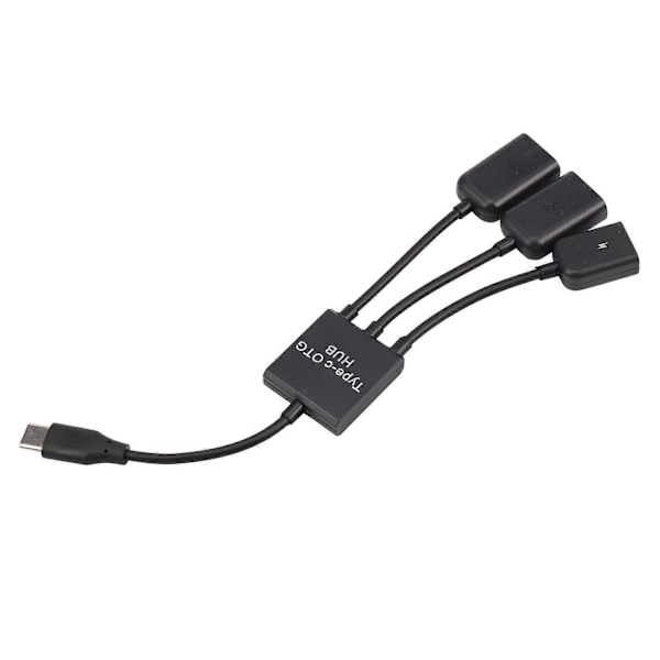 USB 3.1 Type C uros - 2 Dual USB A 2.0 naaras + -USB naaras 3 in 1 OTG HUB
