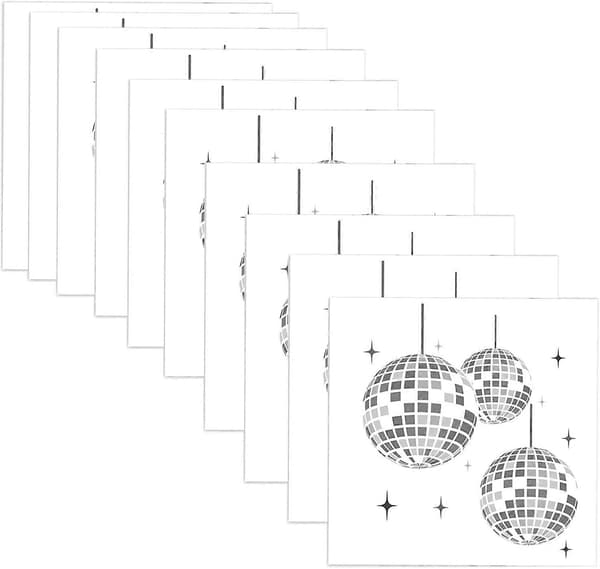 20 Ark Disco Servietter Diskokule Servietter 70-talls Disco Festutstyr Disco Cocktail