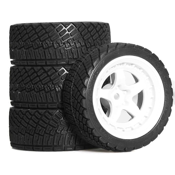 4kpl 68mm 1/10 RC Kilpa-auton Renkaat Maantieajoon Touring Drift-auton Renkaat Vanteet -TT01 TT02 XV01 XV02 TA06 W179