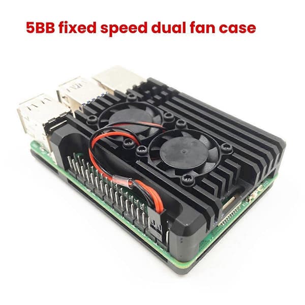 Skyddsfodral Kylande Skyddsbox för Raspberry Pi 5 Konstant Hastighet