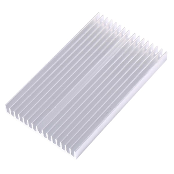 100*60*10mm DIY Jäähdytin Alumiiniritilä Jäähdytyselementti Siru IC LED Tehotransistorille YEMAA
