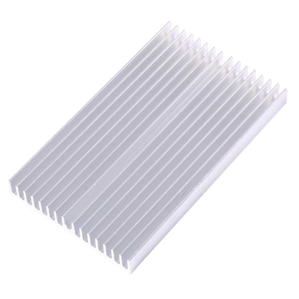 100*60*10mm DIY Kylare Aluminium Gitterform Kylfläns Chip för IC LED Effekttransistor YEMAA