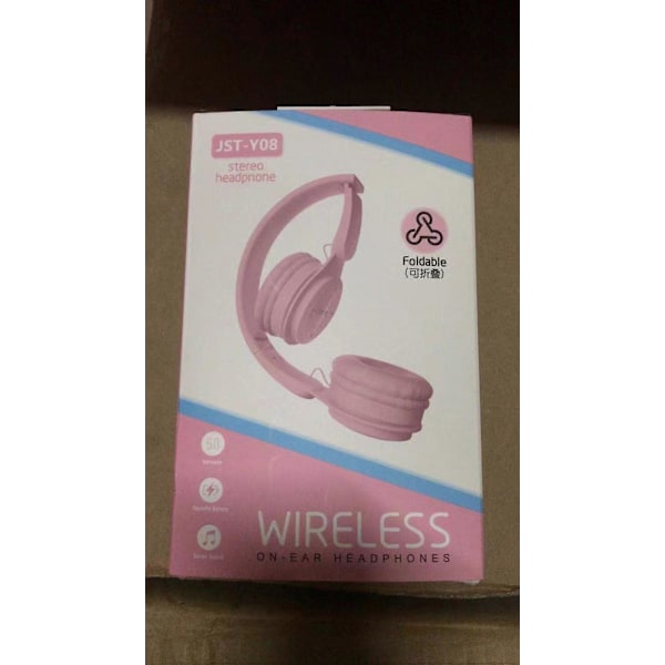 Bluetooth-hodetelefoner, Hodetelefoner støtter FM-radio // Trådløse / sammenleggbare ørevarmere for telefon / iPad / Kindle / bærbar PC / spill med mikrofon