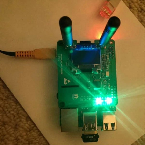 Loddet DUPLEX Hotspot Kort Støtte P25 DMR NXDN DMR SLOT 1+ SLOT 2 for + OLED