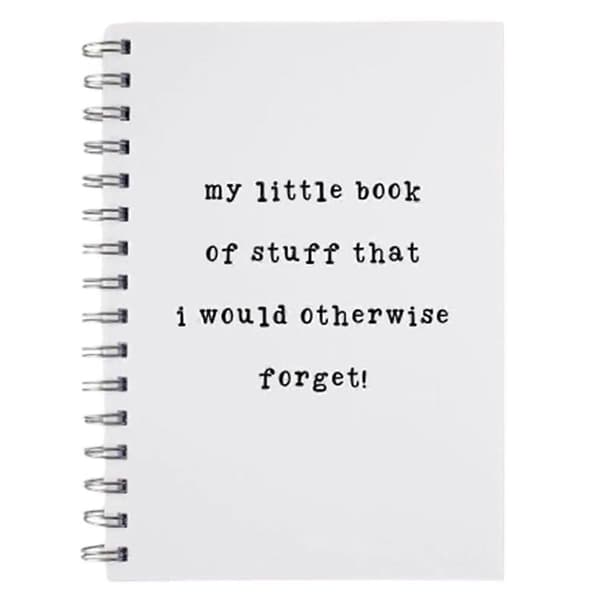 Sjov Glemsom Notesbog, Sjov Notesbog Gave, Sjov Journal Planner