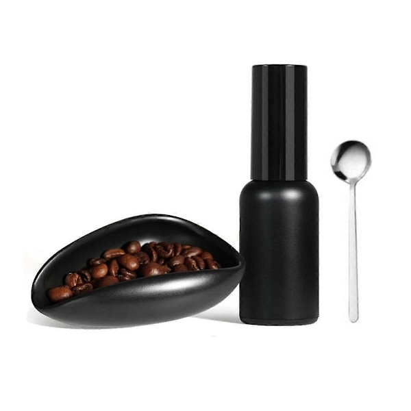 Kaffebehandlingskopp och sprayflaska-set, keramisk kaffebönbehållare för Vessel Espressoy