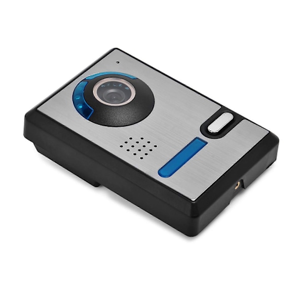 Ring Kamera 7-Tommer Kablet Video Dørklokke Villa Hjem Byggesæt Tovejs Intercom System Nattesyn Infrarød