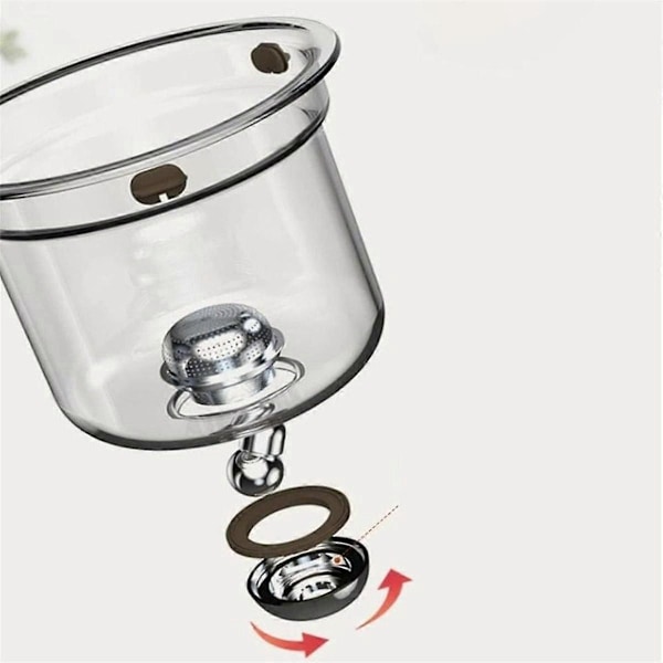 Magnetisk Filtrering Tekande Automatisk Te-separation Lille Talje Design Glas Tekande til Kontor U