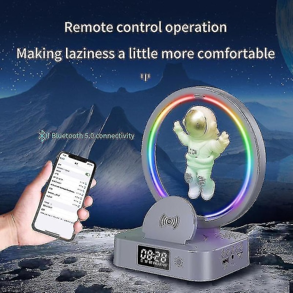 Clock Bluetooth Speaker Clock Table Gio Table Clock Bedroom Decoration Table Clock Bedroom Gio Glowing Alarm Clock