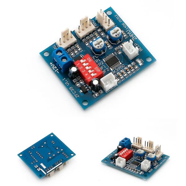 PWM 12V CPU PC Vifte Temperaturkontroll Hastighetskontroller Modul Høy-temp Alarm