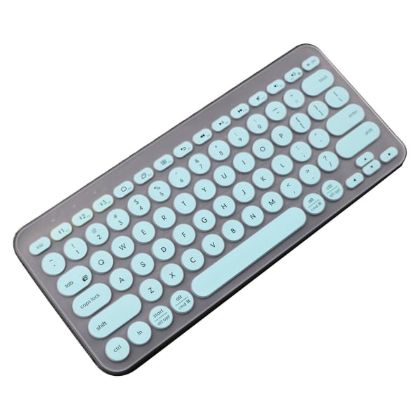Gennemskinnelig Desktop Computer Keyboard Cover Skin til K380 Keyboard
