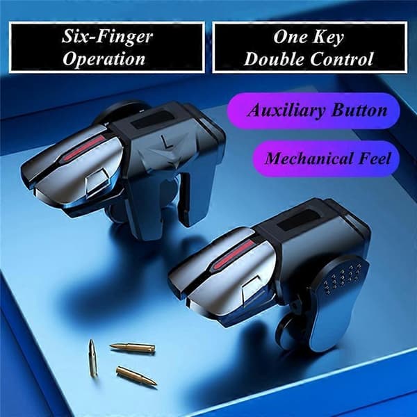 G21 Mobiltelefon Spill Trigger for PUBG Gaming Controller L1 R1 Legeringsknapp for IPhone Android G