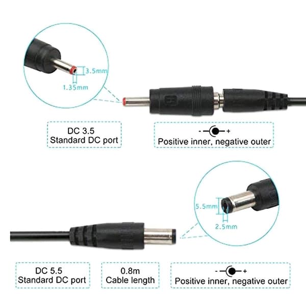 USB 5V til 9V 12V Step Up Volt Transformer Strømkontrollinje med LED-skjerm