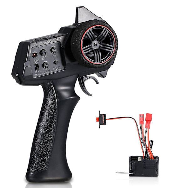 AX-7S AX7S 2.4G 3CH Sändare Fjärrkontroll med 2 i 1 Mottagare ESC för D12 MN D90 MN99S MN8