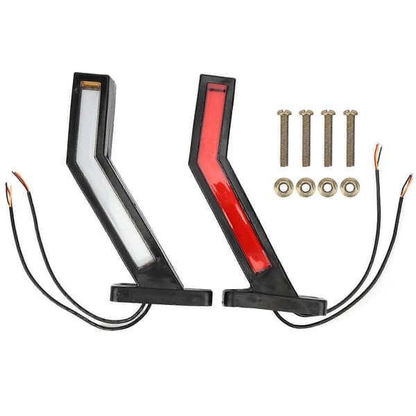 Universal LED Side Marker Light Outline Clearance Lamp 12/24V for SUV Buss Båt Trailer Lastebil