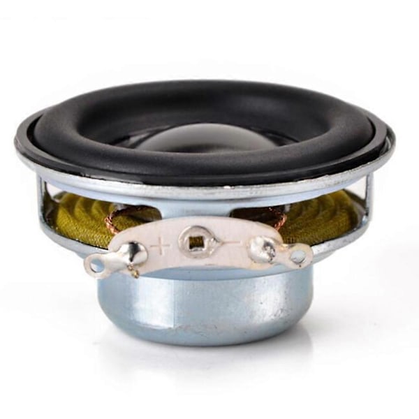 2 stk 40MM Mini Audio Bærbare Høyttalere 16 Kjerne 4 Ohm 5W Full Range Høyttaler Gummi Side NdFeB Magnet