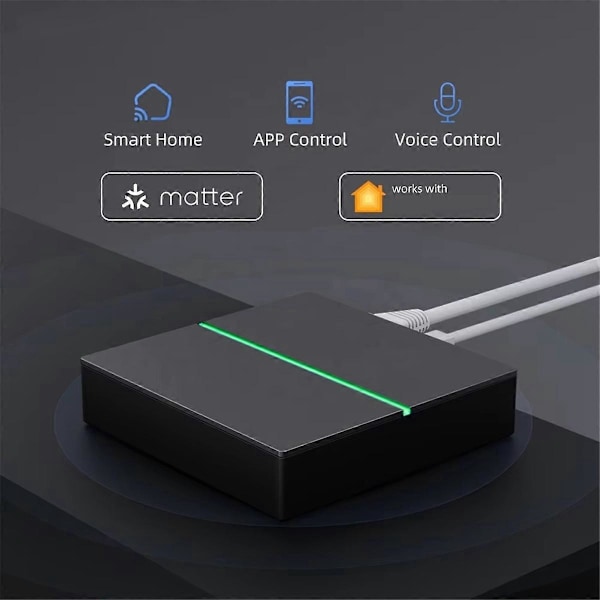 Tuya Smart Matter -yhdyskäytävä Älykäs kotikeskus Toimii Home Alexan kanssa Tukee sovelluksen etäohjausta Langallinen Matt