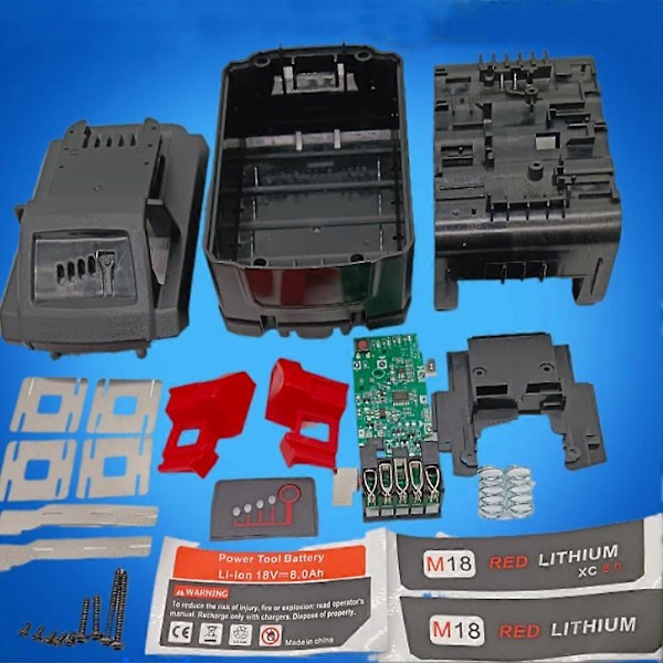 Batteri Plastik Etui PCB Beskyttelseskort til Milwaukee 10 Core 18V 21700 Kit Li-Ion Batteri Etui Ci