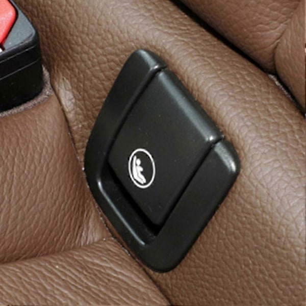2X Bil Bagkrog ISOFIX Dækning Børnesikring til V60 V90 XC40 XC60 S60 S90 Bil Bagkrog Sort