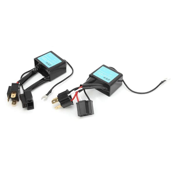 2 stk LED Fejlfri Dekoder Forlygte til H4 Polaritetskonverter Anti-Flimmer Fejl Eliminering