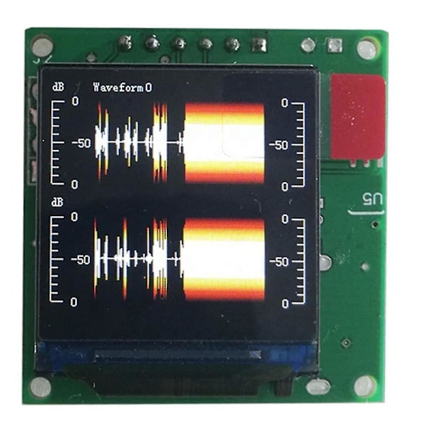 Musikk Spektrum Display Analyzer 1.3 Tommers LCD MP3 Effektforsterker Lydnivåindikator Rytme Balansert VU Meter Modul