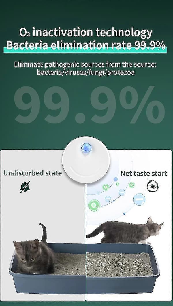 Kattströ Deodorant Smart Lukteliminator För Små Husdjur