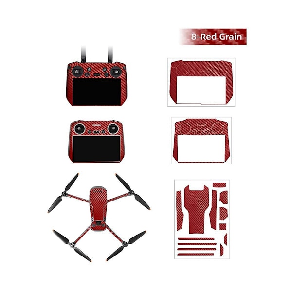 For 3 Rc Pro Decal Skin Vinyl Wrap Film Fjernbetjening Kropsbeskyttende Sticker Coat, Blå B