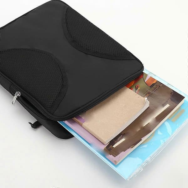 Universal Violin Carbon Fiber Case Hård Let Musiknotesmappe, Sort