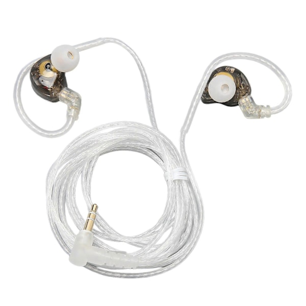 KZ ZS10 PRO X Kablede Monitor Ørepropper 1DD 4BA Hybrid Driver HiFi Avtakbar Sølvbelagt 0.75mm 2Pin Kabel Øretelefon
