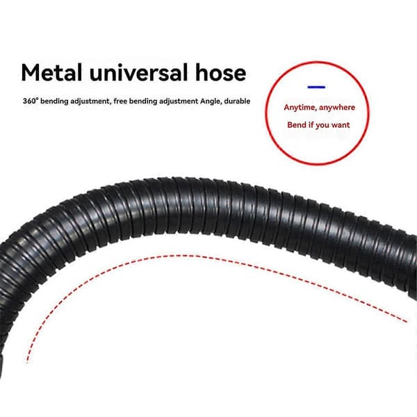 Hose Skrivebords Webkamera Stativ Justerbart Metall Skrivebord Tripod Streaming Støtte med Solid Monteringsbase