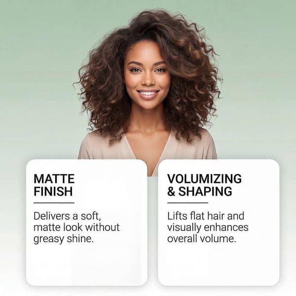 Pre-Styling Fluffy Mist, Volumizing Spray For Natural Texture And Matte Finish - 100Ml 2Pcs